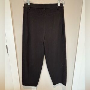 Wit & Wisdom Women's Black Brown Flecked Lantern Trousers